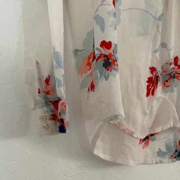 Joie patterned flower long sleeve blouse - Picture 2 of 4